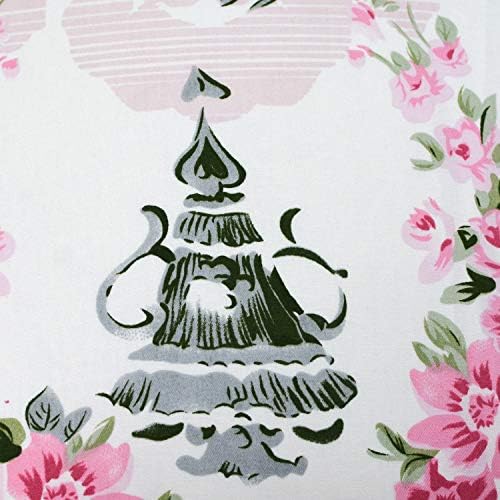 FADFAY Pink Rose Floral Duvet Cover Set