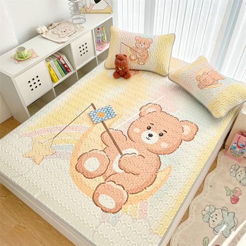 Latex Cool Bed Sheet Breathable Summer Mattress Pad