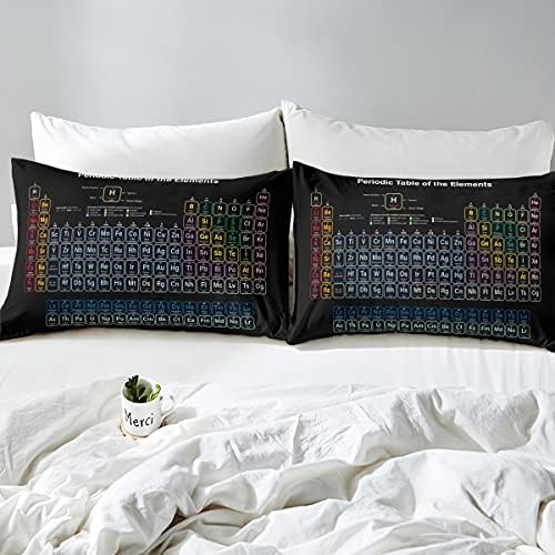 Erosebridal Chemistry Theme Twin Bedding Set Black