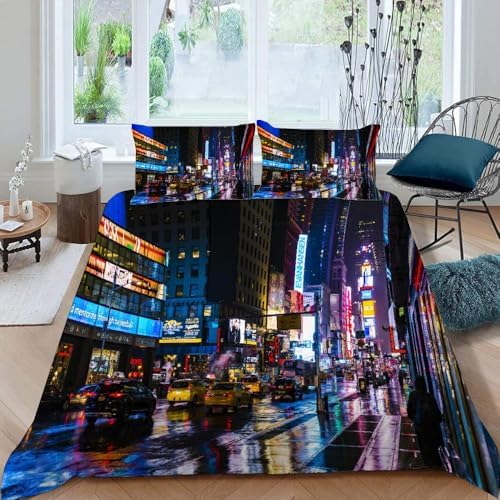 Kids California King Duvet Cover Set with Zipper and Pillowcases