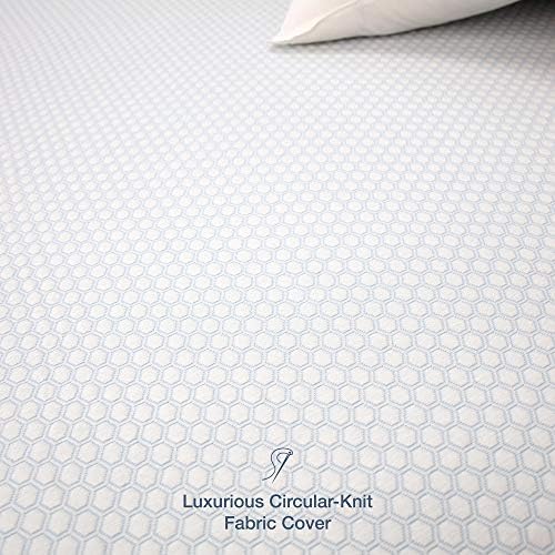 SensorPEDIC Elite Cooling Mattress Topper Twin White 1