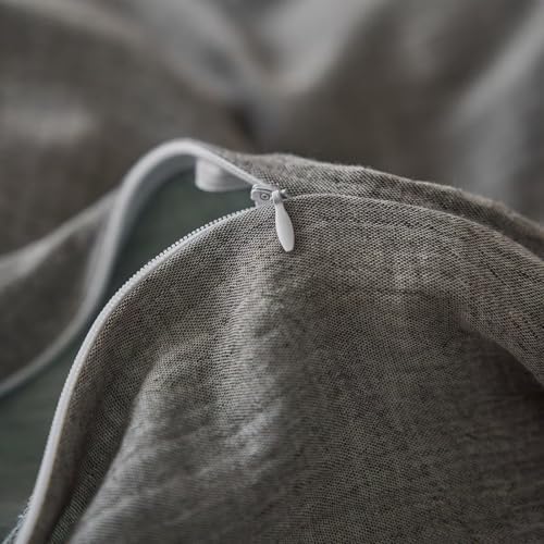 BuLuTu 100 Cotton Muslin Duvet Cover Set Twin Size