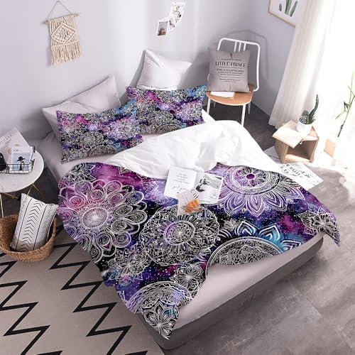 GIPNIAU 3D Print Duvet Cover Set California King