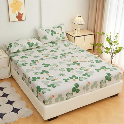 BYHIP Waterproof Mattress Protector Twin Full 05 with Pillowcase