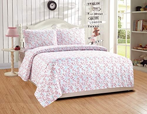 Linen Plus Twin Sheet Set Hot Pink Eiffel Tower