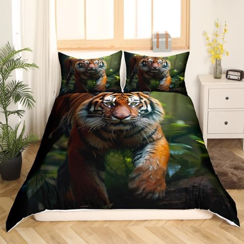 Feelyou Tiger 3D Print Duvet Cover Set