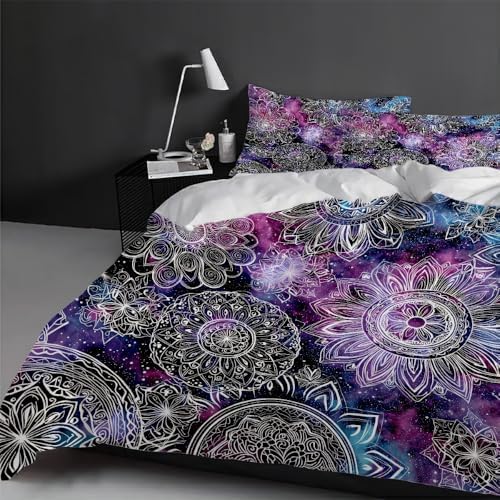 GIPNIAU 3D Print Duvet Cover Set California King