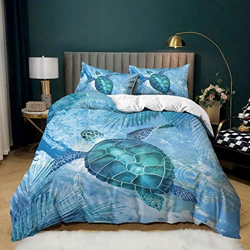 CVHOUSE Sea Turtle Duvet Set 3 Piece Full Size