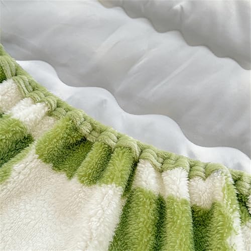 Flannel Velvet Bed Sheet with Deep Pocket for 6-18 inch Mattress