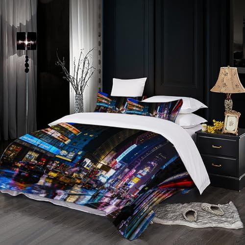 Kids California King Duvet Cover Set with Zipper and Pillowcases