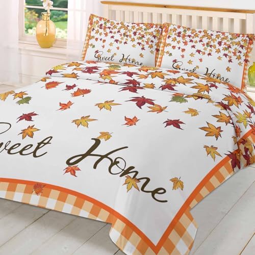 3-Piece Queen Bedding Set with Zipper and Corner Ties