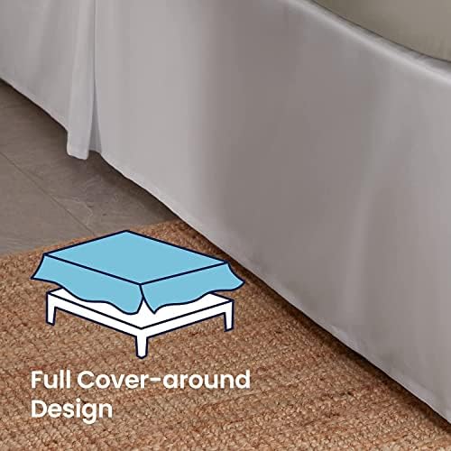 Crown Collection Premium 800-TC Bed Skirt 54x75 14 Drop