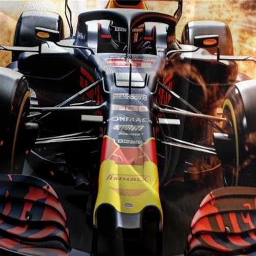 BUKISA Formula-One Racing Bedding Set with Zipper Closure