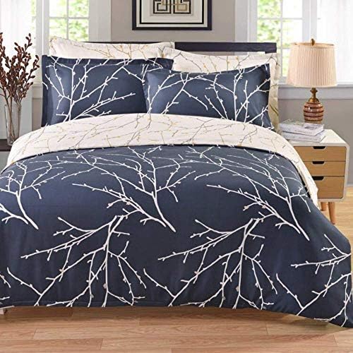 Feelyou Tree Branch Duvet Cover Set Queen 3 Pieces 1