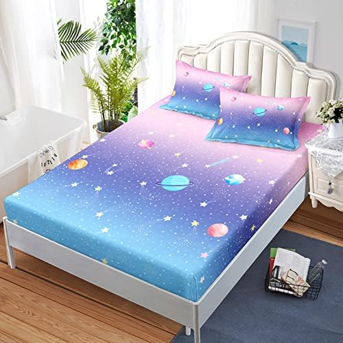 BailiPromise Space Sheets Full Size Set Ultra Soft