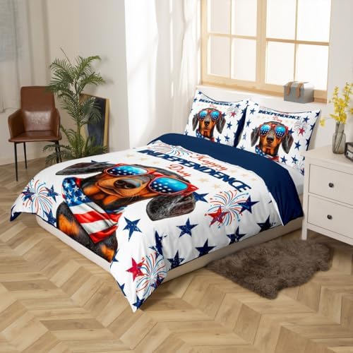 Erosebridal USA Independence Day Duvet Set Twin Size