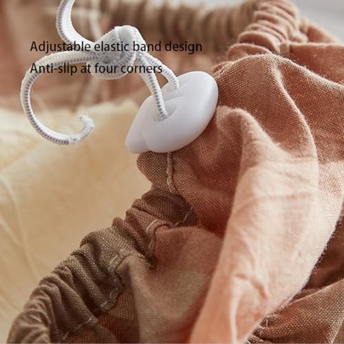 FCLDESHOP Fitted Mattress Pad 180x200cm Pure Cotton Quilted Protector