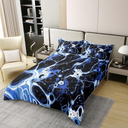 Erosebridal Geometry Cotton Duvet Cover Set Twin Size 1