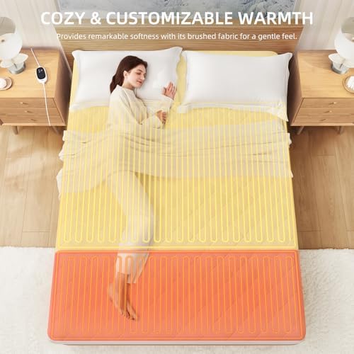 Caperia Heated Mattress Pad Multizone Body Feet Warmer