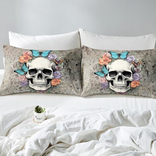 Feelyou Kids Duvet Cover Set Twin Size Butterfly Print