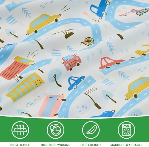Gogreen Kids Bed Sheet Set Full Size 4PCS Microfiber 1
