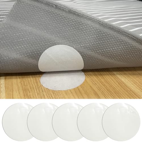 Bhyhok 8PCS Anti-Slip Mattress Underlay Sticker Double-Sided Self-Adhesive
