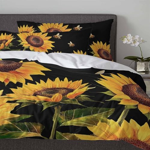 Boanket 3-Piece Queen Bedding Set with Zipper Duvet Cover