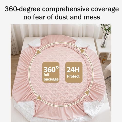 LDLCYCN Queen Size Mattress Protector with Soybean Fiber