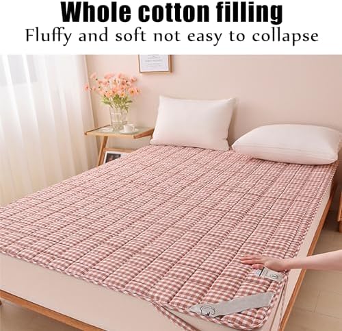 LDLCYCN Queen Mattress Protector with Elastic Straps and Foldable Design