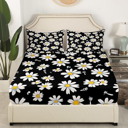 Castle Fairy Daisy Fitted Sheet Set with Pillowcases