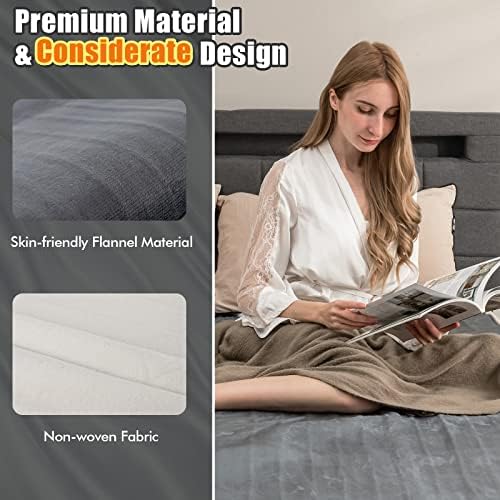 GOFLAME Heated Mattress Pad with 5 Heat Settings 1