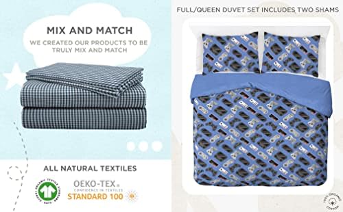 Saturday Park Gamer Duvet Set - FullQueen 3pc Organic Cotton