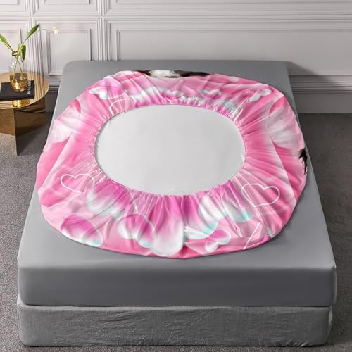 Kawaii Dog Pattern 4Pcs Bedding Set for Kids and Adults