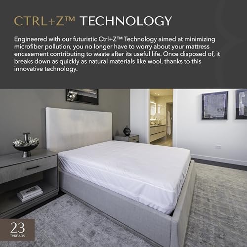 23 THREADS K162 Series Waterproof Mattress Encasement