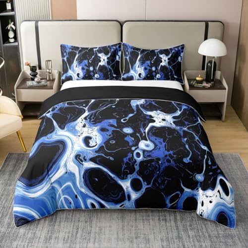 Erosebridal Geometry Cotton Duvet Cover Set Twin Size 1