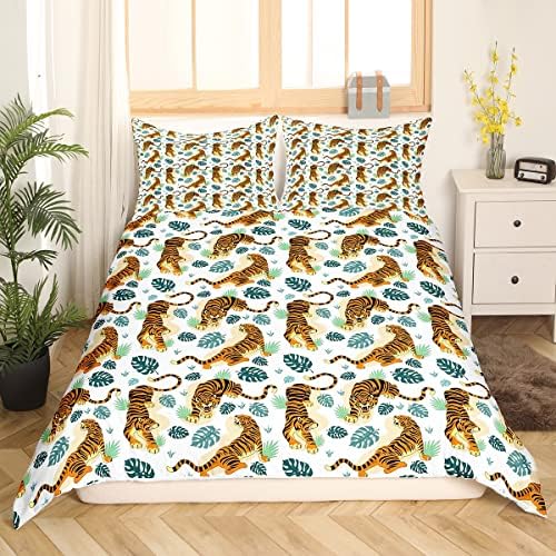 Feelyou Tiger Duvet Cover Set 3Pcs King Size