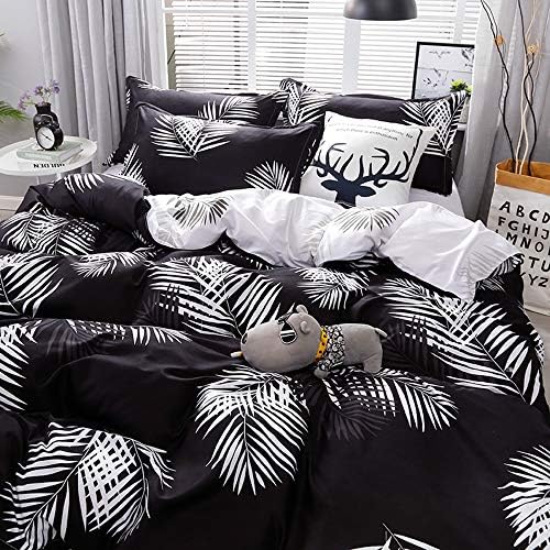 Feelyou Leaf Duvet Cover Set King Size