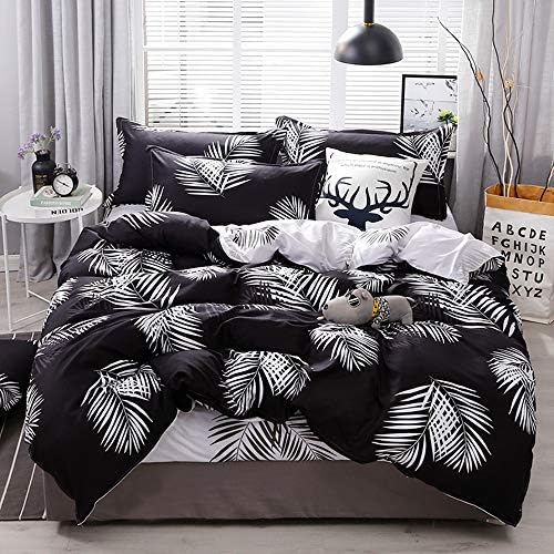 Feelyou Leaf Duvet Cover Set King Size