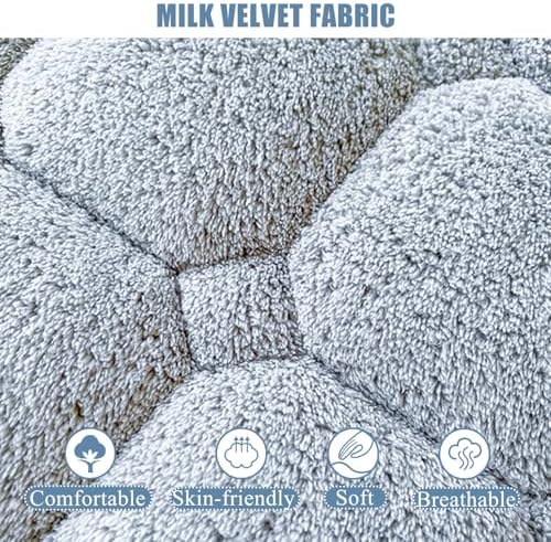LDLCYCN Warm Queen King Full Mattress Cover with Elastic Band and Pillowcase