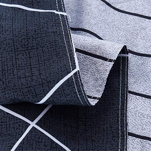 Feelyou Twin Duvet Cover Set Navy Blue with Zipper 1