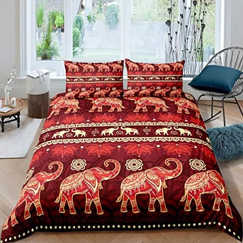 Feelyou Bohemian Duvet Cover Set for Kids and Adults