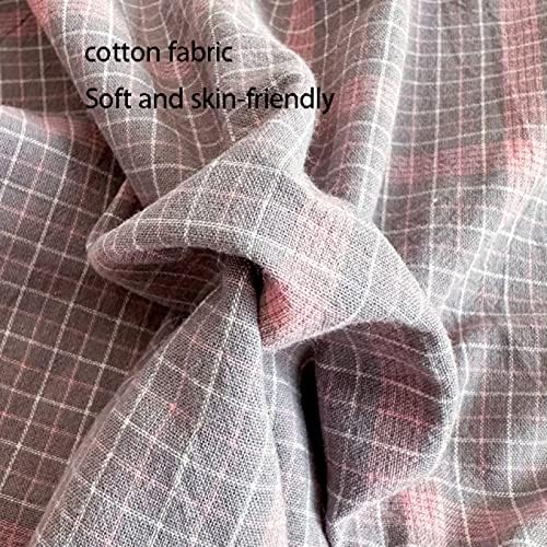 FCLDESHOP Washed Cotton Mattress Pad Cover