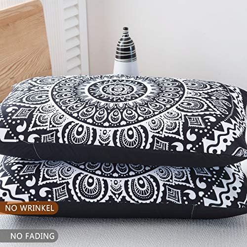 DasyFly 3 Piece Bohemian Mandala King Duvet Cover Set 1