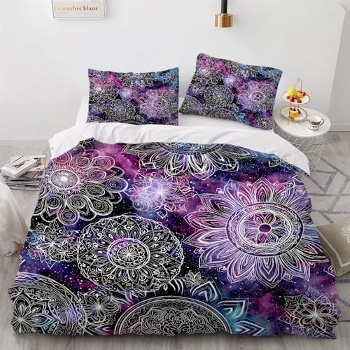 GIPNIAU 3D Print Duvet Cover Set California King